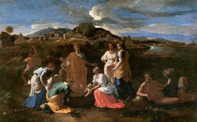 Mosè salvato dalle acque da Nicolas Poussin